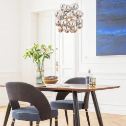 Sale Acrylschilderij Abstract Deep Blauw 155x155cm Wanddecoratie|Kasten