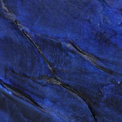 Sale Acrylschilderij Abstract Deep Blauw 155x155cm Wanddecoratie|Kasten