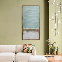 Discount Acrylschilderij Abstract Horizon 200x100cm Wanddecoratie|Kasten