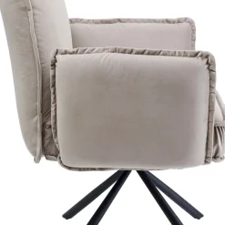 Fashion Armleunstoel Chelsea Grijs Kasten|Stoelen