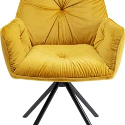 Sale Armleunstoel Mila Geel Kasten|Stoelen