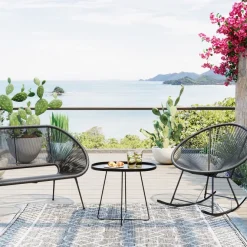 Cheap Bank Acapulco Black Kasten|Tuinmeubelen