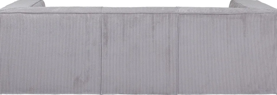 Discount Bank Cubetto Cord 3-zits Light Grey 220cm Kasten|Tuinmeubelen