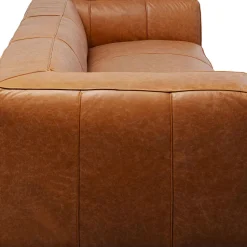 Cheap Bank Cubetto Smart Leather Light Brown 220cm Kasten|Tuinmeubelen