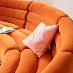 Clearance Bank Element Wave Oranje Kasten|Tuinmeubelen