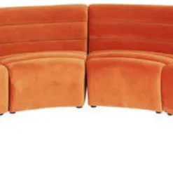 Clearance Bank Element Wave Oranje Kasten|Tuinmeubelen