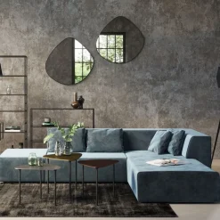 Cheap Bank Infinity Fluweel Oceaan Rechts Kasten|Tuinmeubelen