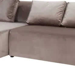 Best Sale Bank Infinity Fluweel Taupe Links Banken