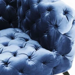 Cheap Bank Look 2-Zits Fluweel Blauw Kasten|Tuinmeubelen