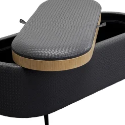 Best Bank Venezia Storage Grey 100cm Kasten|Tuinmeubelen