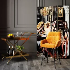 Shop Barkruk Bristol Yellow 69cm Kasten|Stoelen