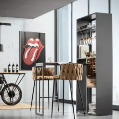 Fashion Barkruk Cheerio Geel Kasten|Stoelen
