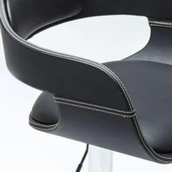 Outlet Barkruk Costa Zwart Kasten|Stoelen