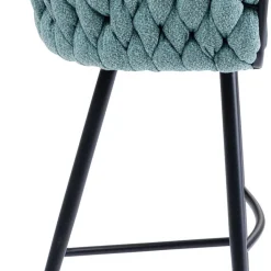 Online Barkruk Knot Petrol-Blauw Kasten|Stoelen