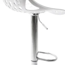 Cheap Barkruk Ornament Wit Kasten|Stoelen