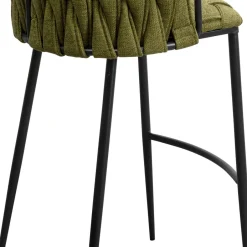 Hot Barkruk Saluti Dark Green Kasten|Stoelen