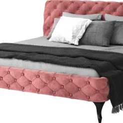 Flash Sale Bed Desire Fluweel Roze 180x200cm Bedden|Kasten