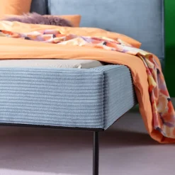 Outlet Bed East Side Cord Blue 180x200cm Bedden|Tuinmeubelen