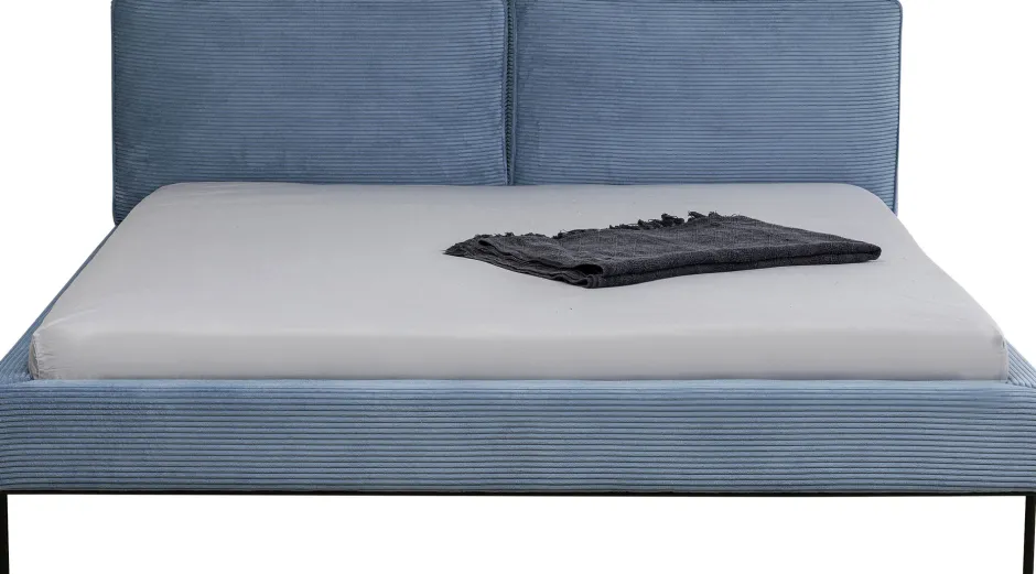 Outlet Bed East Side Cord Blue 180x200cm Bedden|Tuinmeubelen