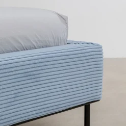Outlet Bed East Side Cord Blue 180x200cm Bedden|Tuinmeubelen