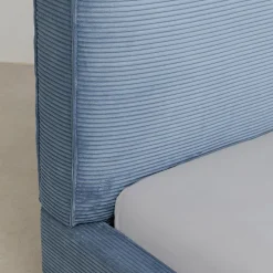 Outlet Bed East Side Cord Blue 180x200cm Bedden|Tuinmeubelen