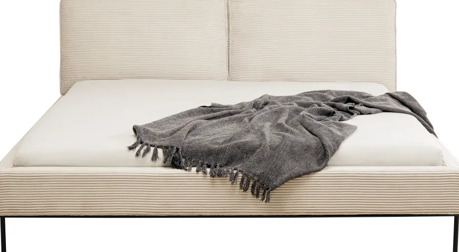 Flash Sale Bed East Side Cord Creme 180x200cm Bedden|Kasten