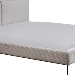 Cheap Bed East Side Cord Grey 160x200cm Bedden|Kasten