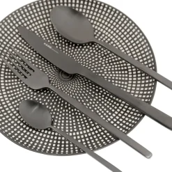 Shop Bestek Gloria Mat Zwart (16 Stuks) Servies & Tafelaccessoires|Kasten