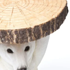 Discount Bijzettafel Animal IJsbeer Ø37cm Kasten|Tafels