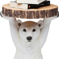 Discount Bijzettafel Animal IJsbeer Ø37cm Kasten|Tafels