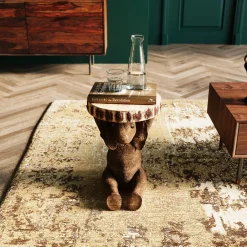 Fashion Bijzettafel Animal Olifant Ø35cm Kasten|Tafels