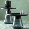 Fashion Bijzettafel Bottglia Smoke 50cm Kasten|Tafels