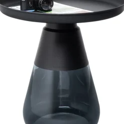 Fashion Bijzettafel Bottglia Smoke 50cm Kasten|Tafels