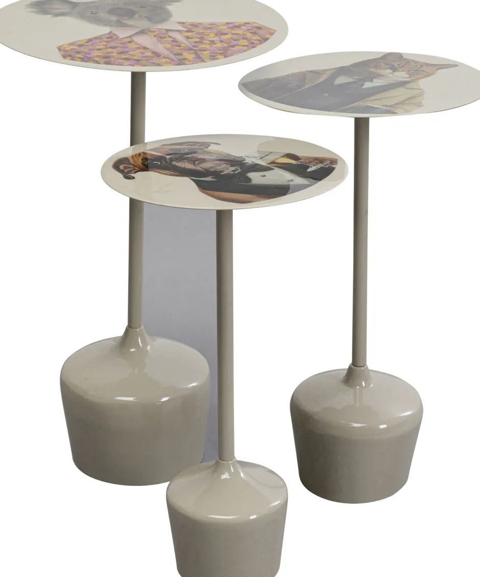 Clearance Bijzettafel Business Animal (3/set) Kasten|Tafels