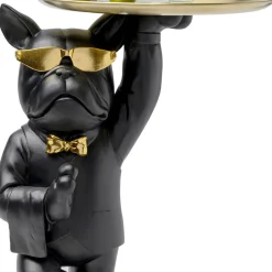 Best Sale Bijzettafel Cool Bulldog Dienblad Black 34x55cm Kasten|Tafels