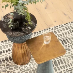 Clearance Bijzettafel Cora 35x35cm Kasten|Tafels