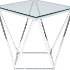 Best Bijzettafel Cristallo 50x50 Kasten|Tafels
