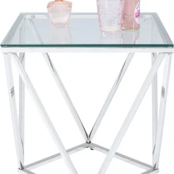 Best Bijzettafel Cristallo 50x50 Kasten|Tafels
