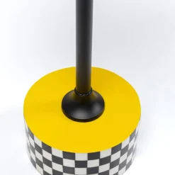 Store Bijzettafel Domero Checkers Yellow Ø25cm Kasten|Tafels