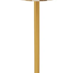 Cheap Bijzettafel Domero Cirque Gold White Ø25cm Kasten|Tafels