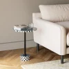 Fashion Bijzettafel Domero Race Blue Ø40cm Kasten|Tafels