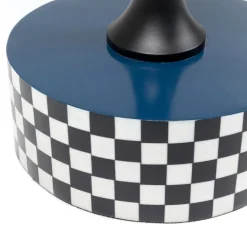Fashion Bijzettafel Domero Race Blue Ø40cm Kasten|Tafels