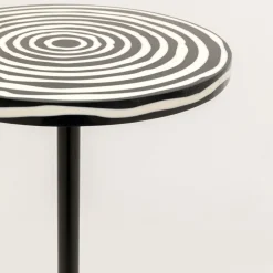Fashion Bijzettafel Domero Swirl 25cm Kasten|Tafels