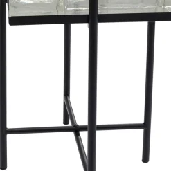 Fashion Bijzettafel Iceline Black 43x33cm Kasten|Tafels