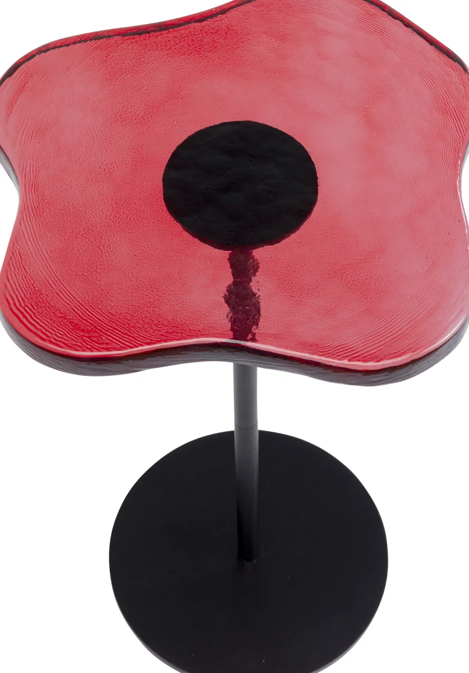 Clearance Bijzettafel Lava Red 30cm Kasten|Tafels