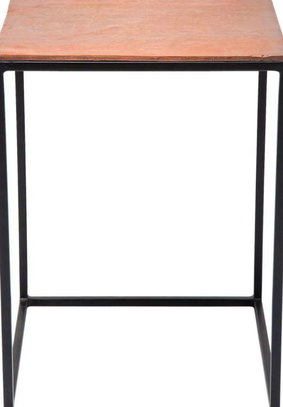 Clearance Bijzettafel Loft Vierkant Vintage (3-delig) 41x41cm Kasten|Tafels