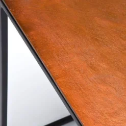 Clearance Bijzettafel Loft Vierkant Vintage (3-delig) 41x41cm Kasten|Tafels