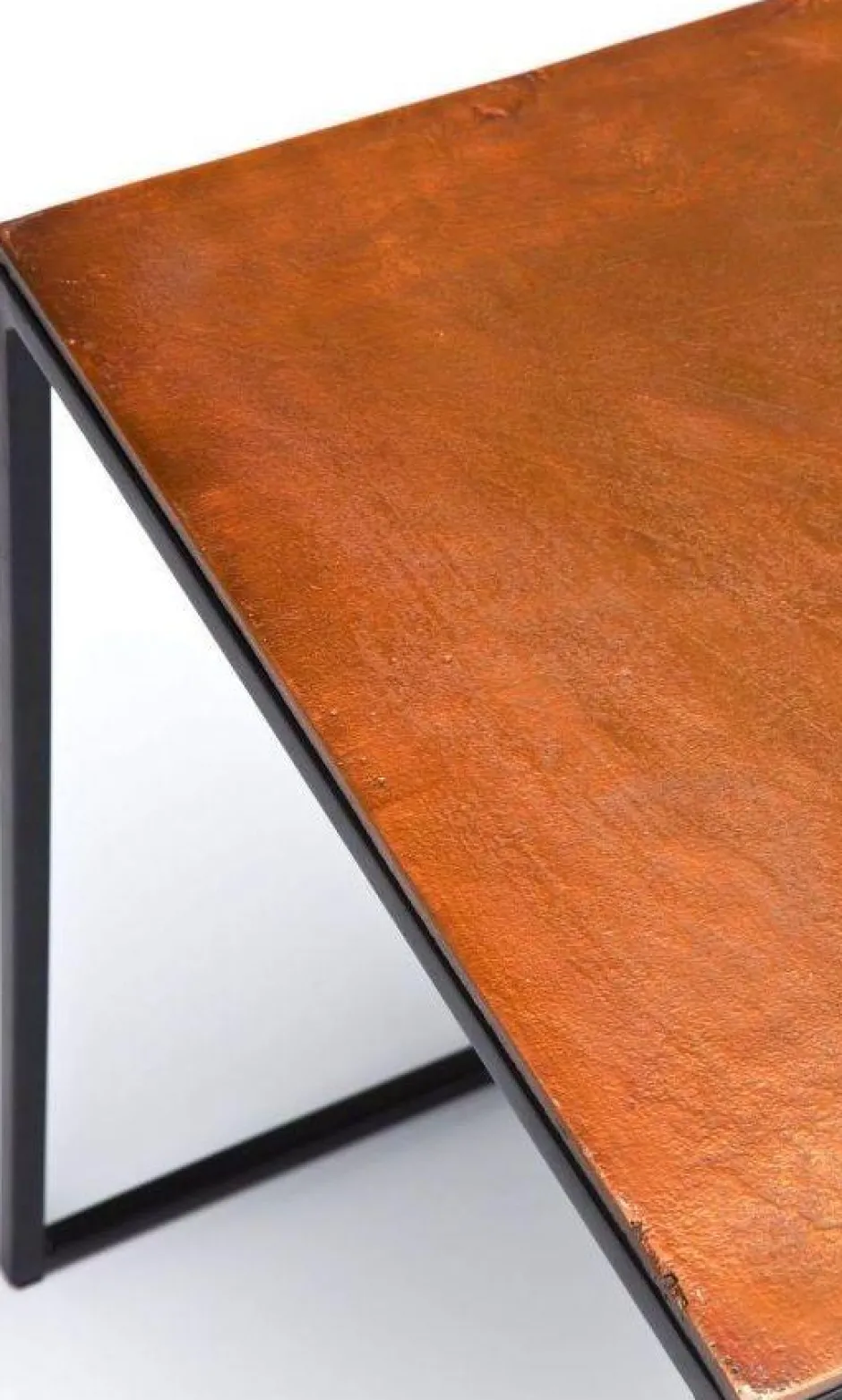Clearance Bijzettafel Loft Vierkant Vintage (3-delig) 41x41cm Kasten|Tafels