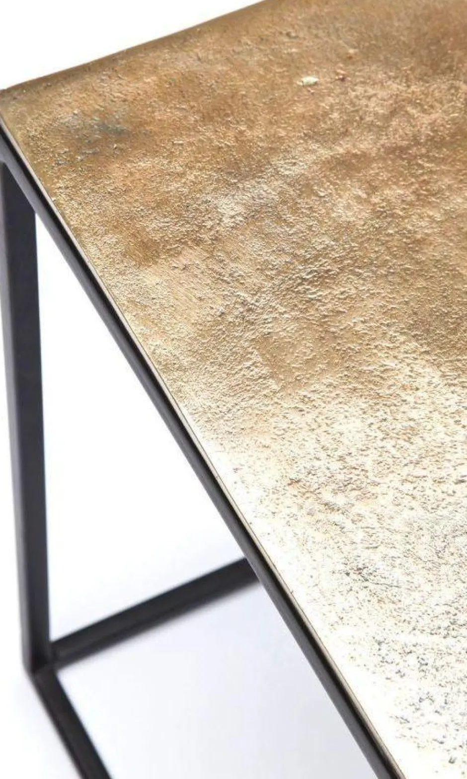 Clearance Bijzettafel Loft Vierkant Vintage (3-delig) 41x41cm Kasten|Tafels