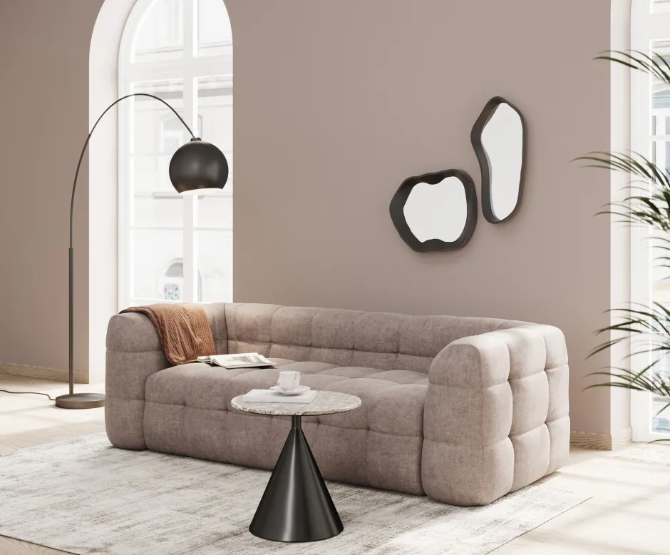 Discount Bijzettafel Rita Black 50cm Kasten|Tafels